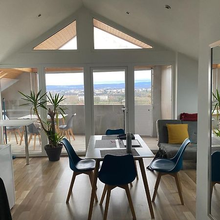 Appart' Terrasse Vue Exceptionnelle 1Er Etage Montbeliard Luaran gambar